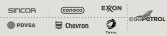 Exxon Sincoa Chevron Total ecopetrol Sincoa PDVSA venezuela